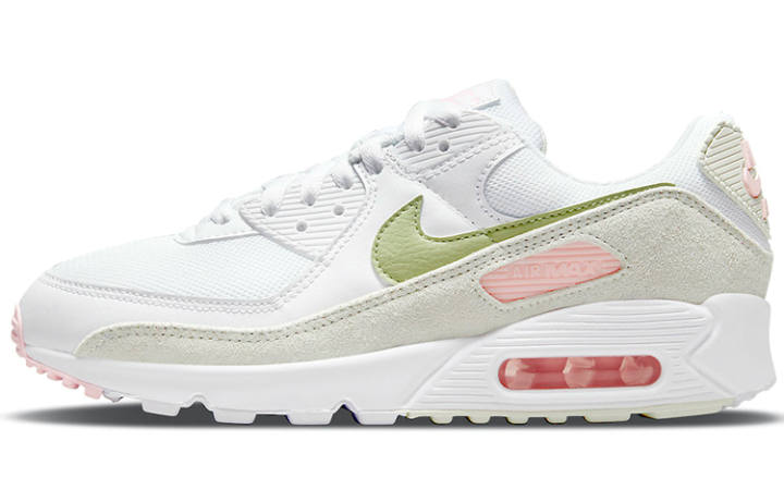 Nike Nike Air Max 90 'White Light Olive Pink' Women's