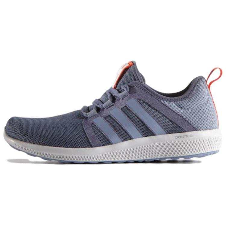 Adidas Adidas Slip Resistant Abrasion Resistant Low top Running Shoes Women's Dark Gray Blue