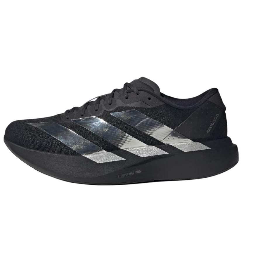 Adidas Adidas Adizero Evo SL Height Increasing Running Shoes Unisex Black Silver