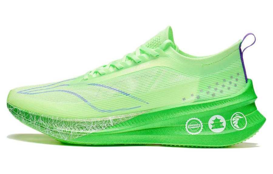 Li-Ning Li Ning Feidian 3 Elite Textile, Synthetic Leather Slip Resistant, Abrasion Resistant, Breathable Low top Running Shoes