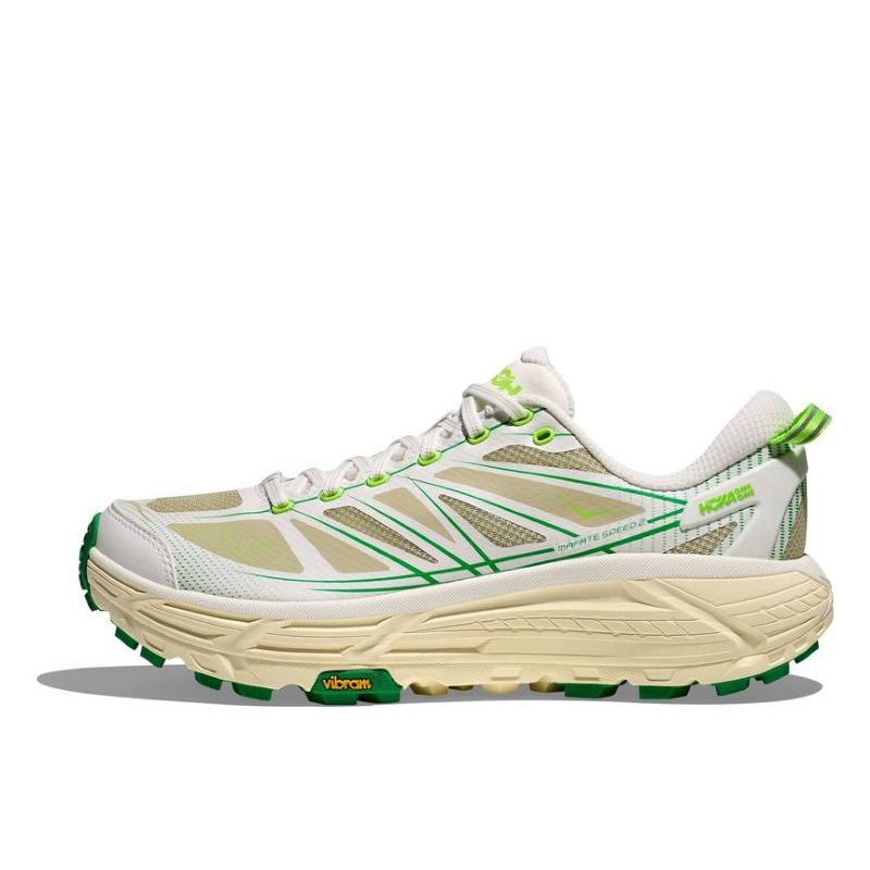 HOKA ONE ONE Mafate Speed 2 Fabric Abrasion Resistant Breathable Low top Grip Casual Trail Running Shoes Unisex