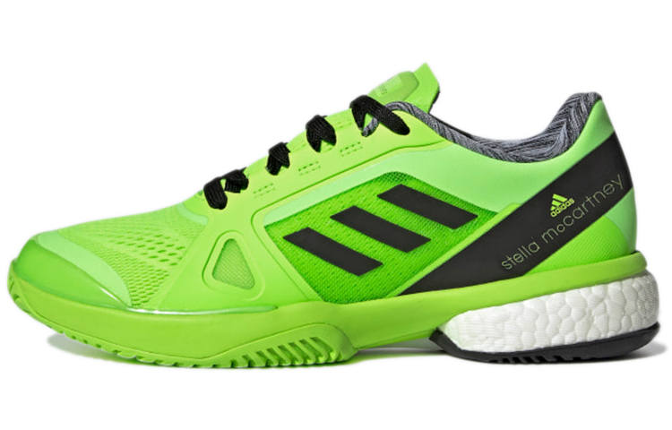 Adidas Adidas Tennis Abrasion Resistant Low top Running Shoes Women's Green Black