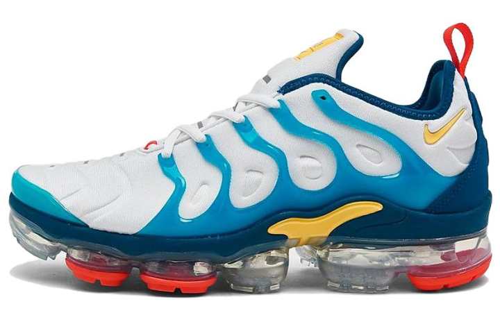 Nike Nike Air VaporMax Plus White Citron Pulse Industrial Blue