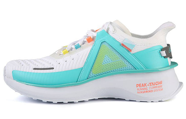 PEAK Tai Chi 2.0 Pro Cushioning Slip Resistant Low top Running Shoes Women's White Blue