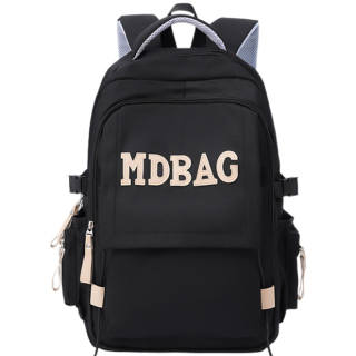 Tonlion Nylon Backpack Black/Red