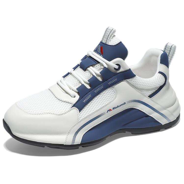 Kolumb Slip Resistant, Breathable, Lightweight Low top Casual Shoes Men's White Blue