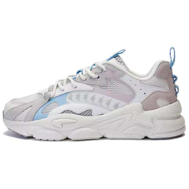 Kappa Slip Resistant Abrasion Resistant Low top Casual Shoes Women's White Purple Blue