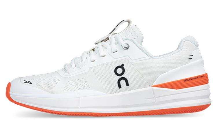 On The Roger Pro Cushioning Slip Resistant Abrasion Resistant Breathable Low top Training Running Shoes Men's White