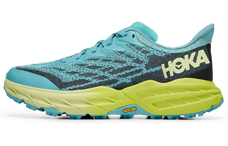 HOKA ONE ONE Speedgoat 5 Textile, Synthetic Leather Cushioning Slip Resistant Abrasion Resistant Breathable Lightweight