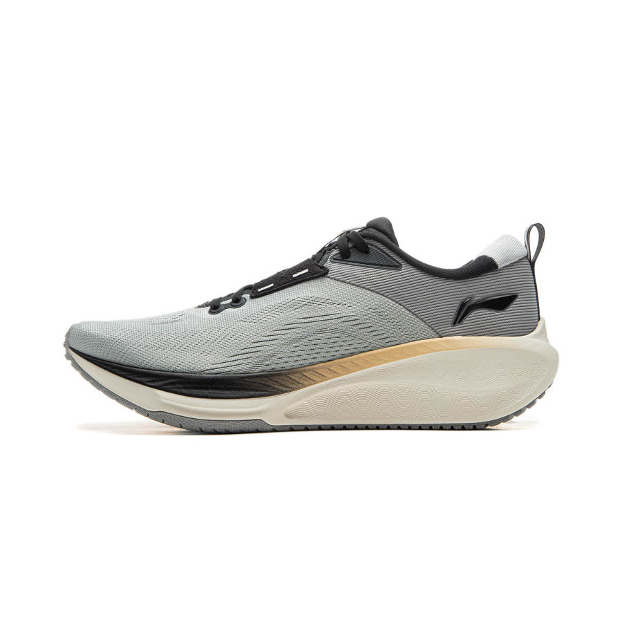 Li-Ning LiNing Wu Leaping 2.0 V2 Cushioned Anti Slip Wear Resistant Breathable Lightweight Low Top Running Shoes Men's Gray