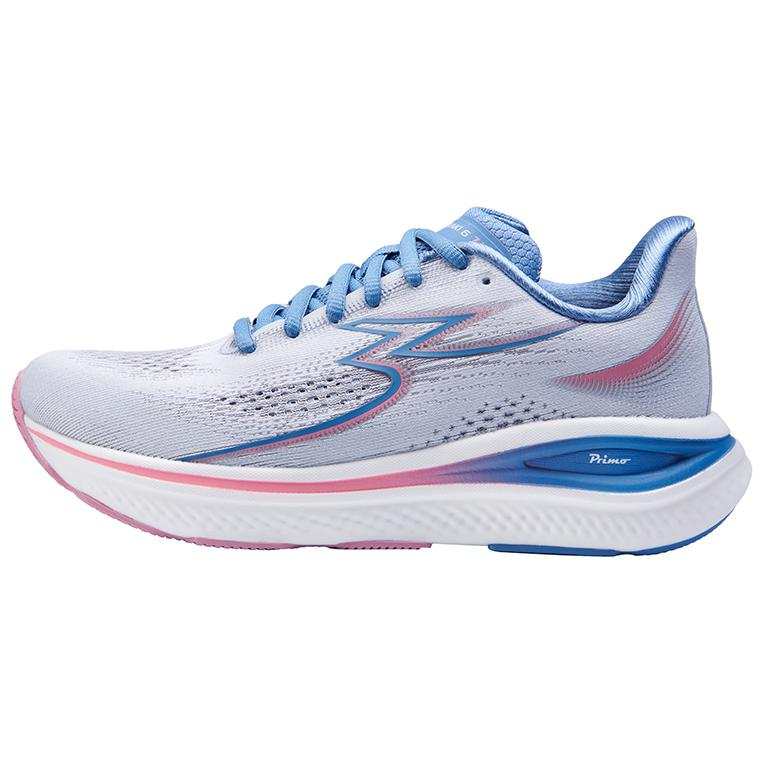 361° Slip Resistant Abrasion Resistant Low top Running Shoes Women's Gray Pink Blue