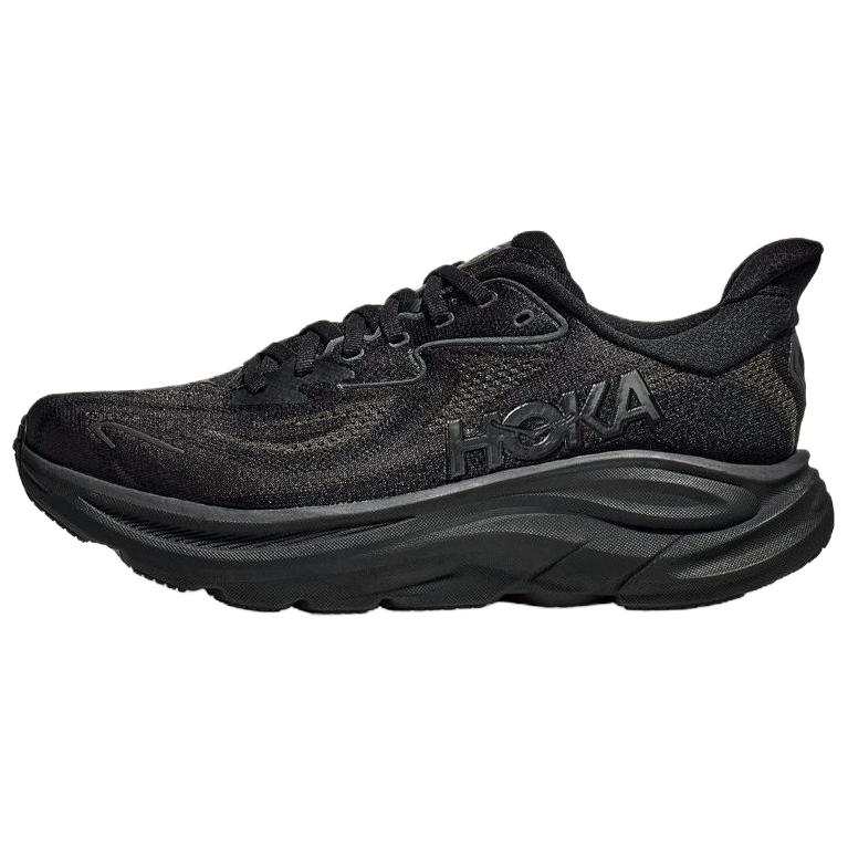 HOKA ONE ONE CLIFTON 10 Low top Casual Running Shoes Men's Black Wide Fit