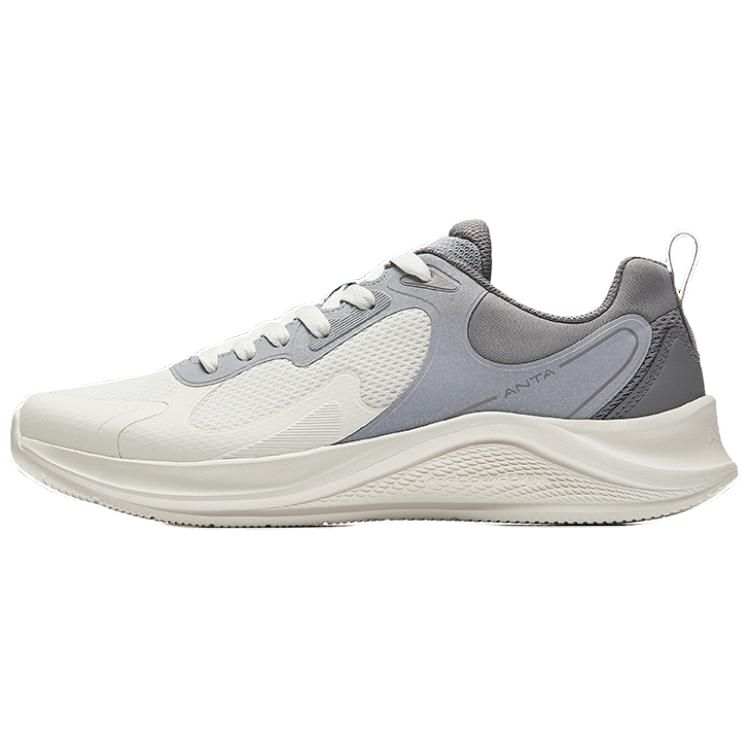 Anta Running Collection Comfortable Breathable Low top Running Shoes Men's White Blue