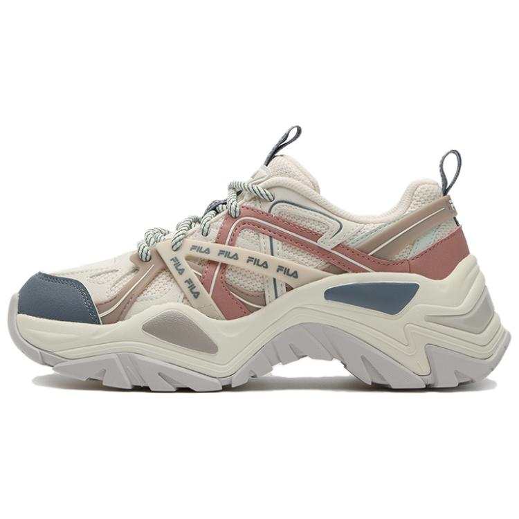 FILA Sofia 1S Fishbone Modern Low Top Shoes 'White Pink Blue' Women's