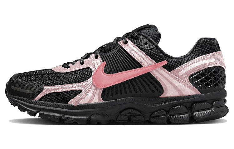 Nike Nike Zoom Vomero 5 Cushioning Slip Resistant Abrasion Resistant Low top Running Shoes Unisex Pink Black