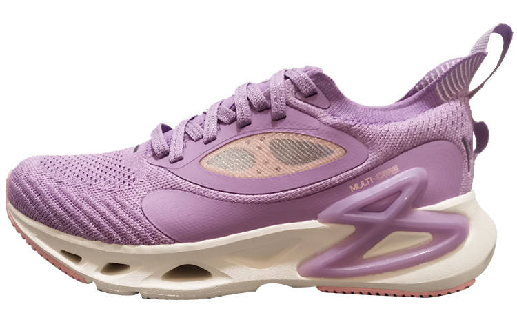 PEAK Joy Run 8 Breathable Low top Running Shoes Women's Light Purple