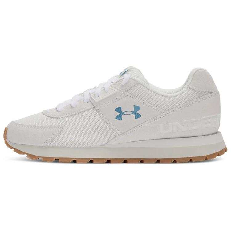 Under Armour Essential Slip Resistant Abrasion Resistant Low top Casual Running Shoes Men's White