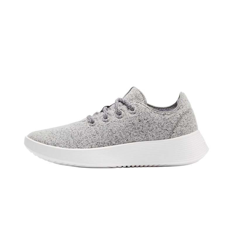 Allbirds Wool Runner Cushioning Low top Running Shoes Women's Medium Gray