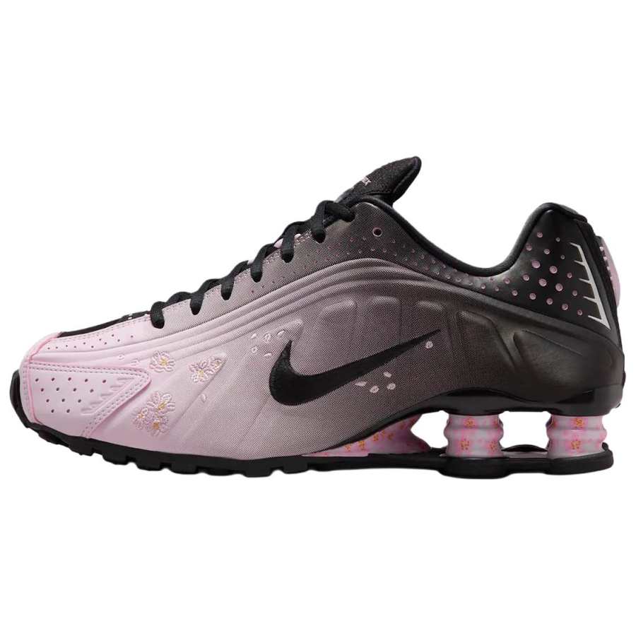Nike Nike Shox R4 Low top Casual Running Shoes Women's Black Pink
