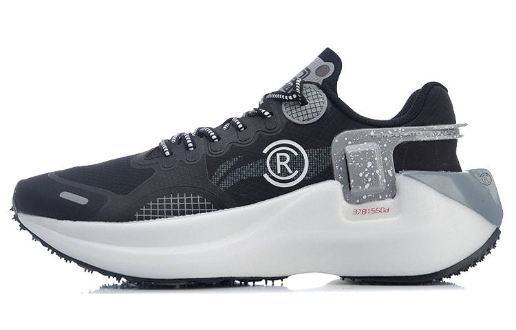 Li-Ning Li Ning Ranger Essential Abrasion Resistant Slip Resistant Lightweight Low top Running Shoes Unisex Black Gray