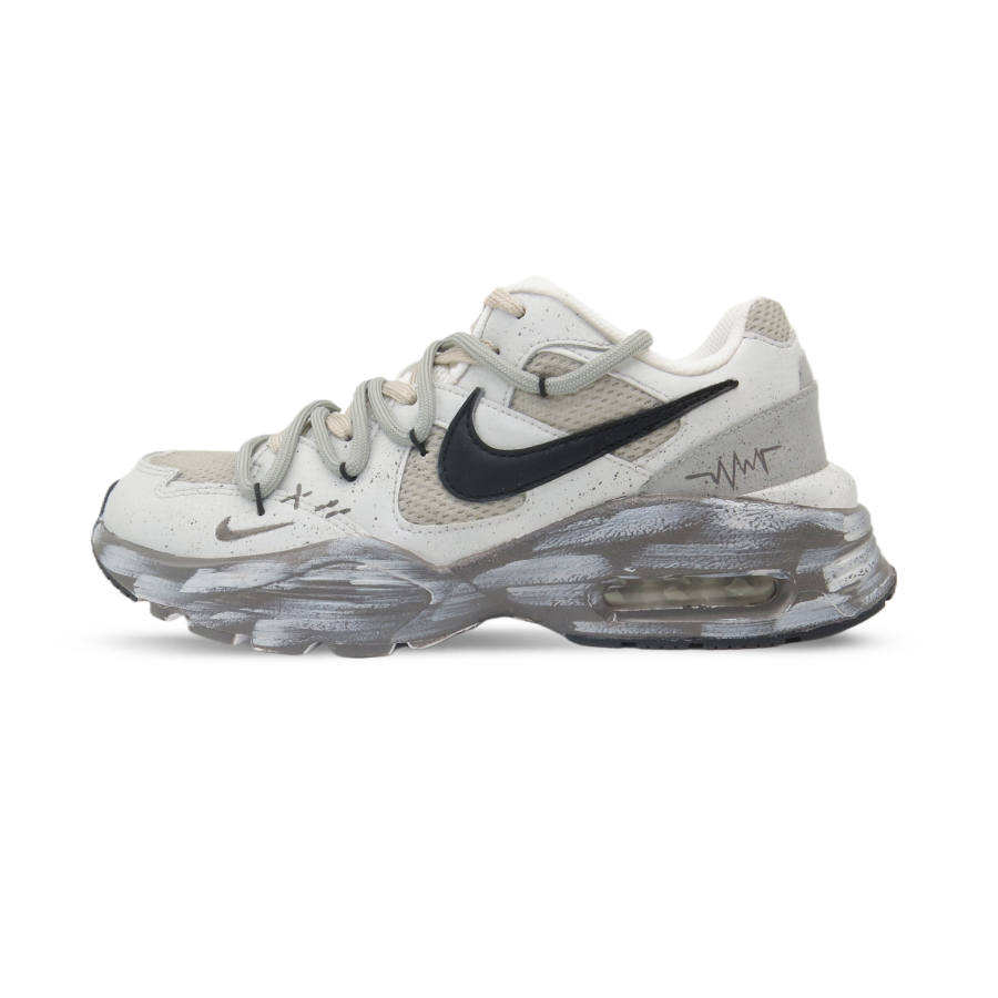 Nike Nike Air Max Fusion Cushioning Slip Resistant Abrasion Resistant Low top Casual Running Shoes Women's Light Coffee