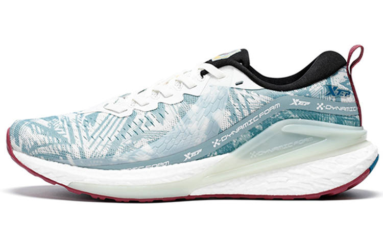 XTEP Tokyo City Collection, Dynamic Foam Pro Running Shoes Men's White Green