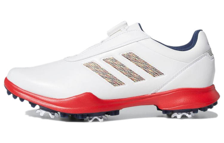 Adidas Adidas Driver Boa 3 Golf Abrasion Resistant Low top Running Shoes Women's White Red
