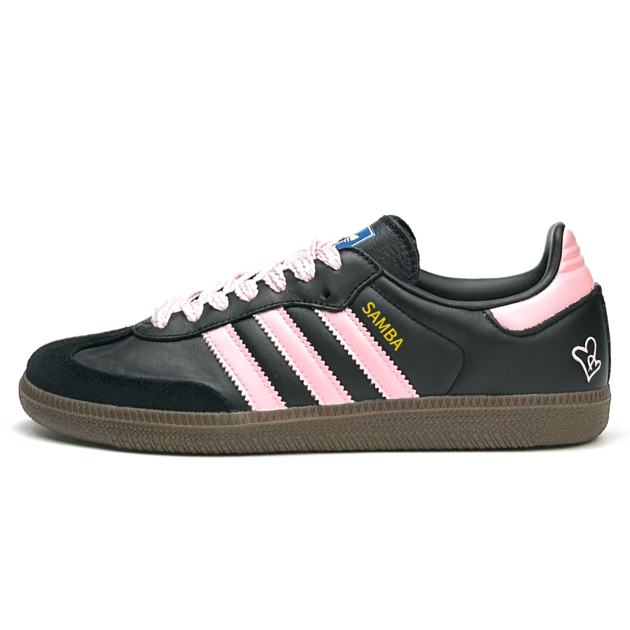 Adidas Originals SAMBA OG Sweetheart Wander Slip Resistant Lightweight Non slip Lightweight Low top Skateboard Shoes