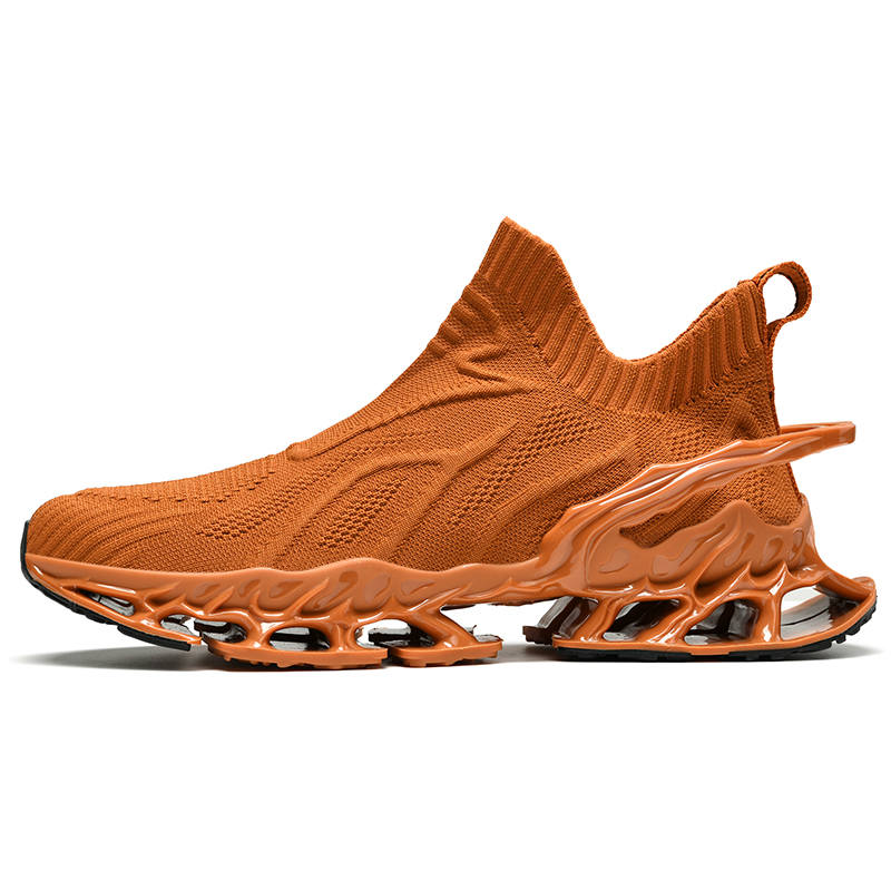 BAOZAOGONGYANG Cushioning Slip Resistant Breathable Cushioning Slip Resistant Breathable Low top Running Shoes Men's