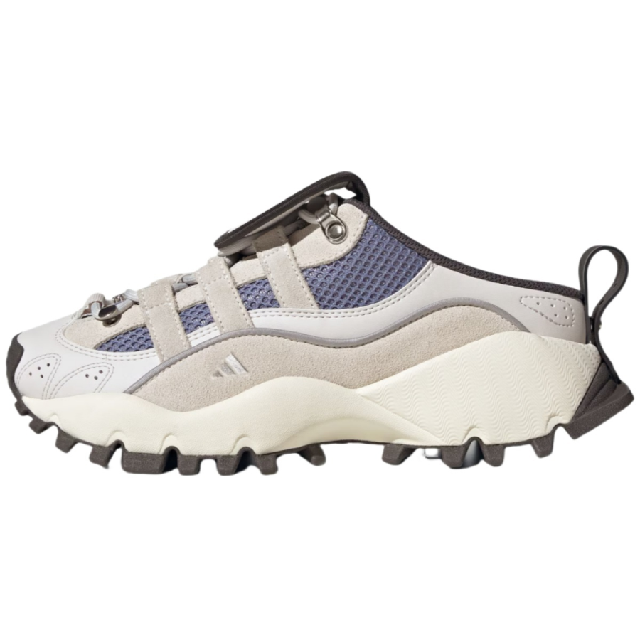 Adidas Adidas FOS SEEULATER MULE Abrasion Resistant Low top Casual Shoes Women's Light Gray