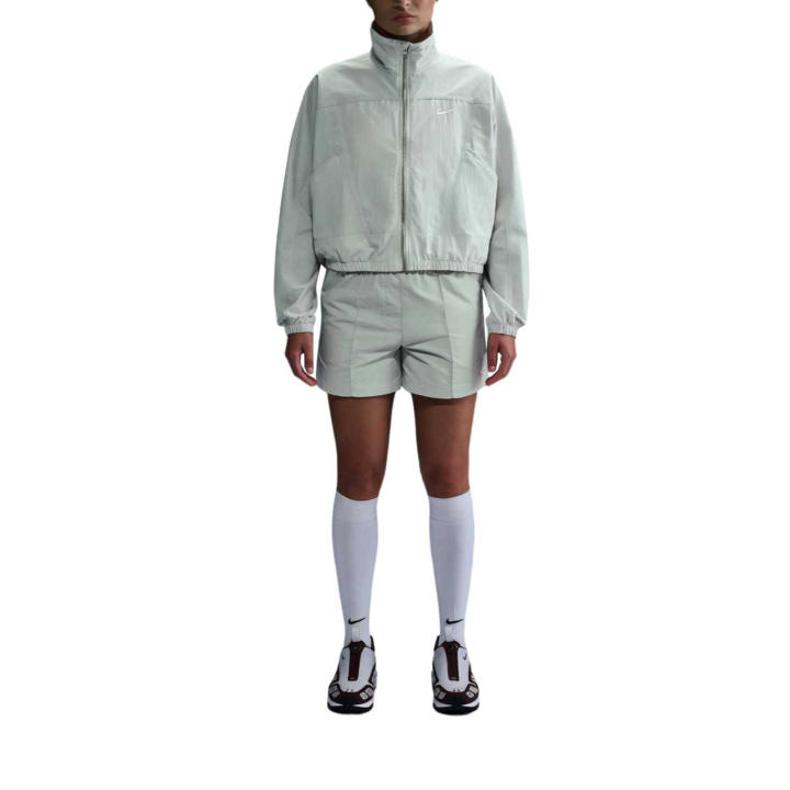 Nike Nike Sportswear Jackets Women's Light Silver/White Stand Collar Moderate Other