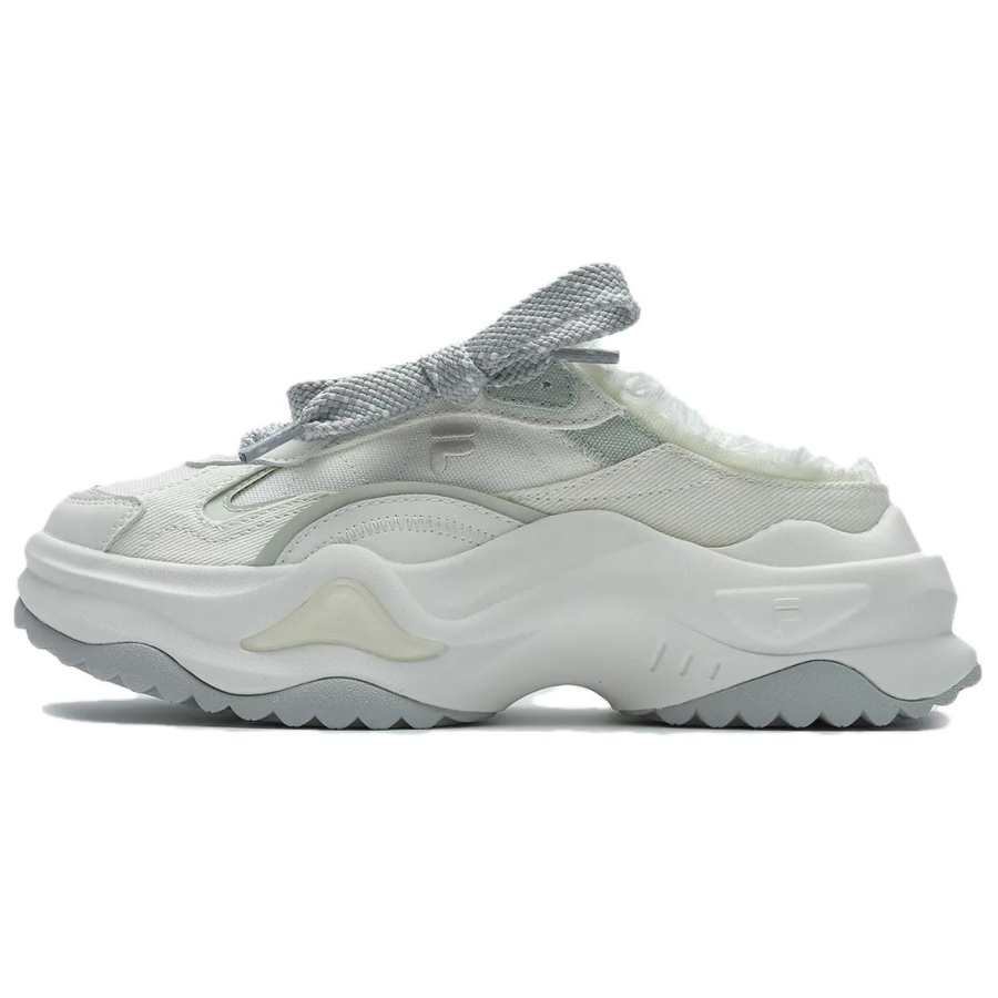 FILA FUSION BIANCO II Abrasion Resistant Abrasion Resistant Closed Toe Slippers Women's White Green