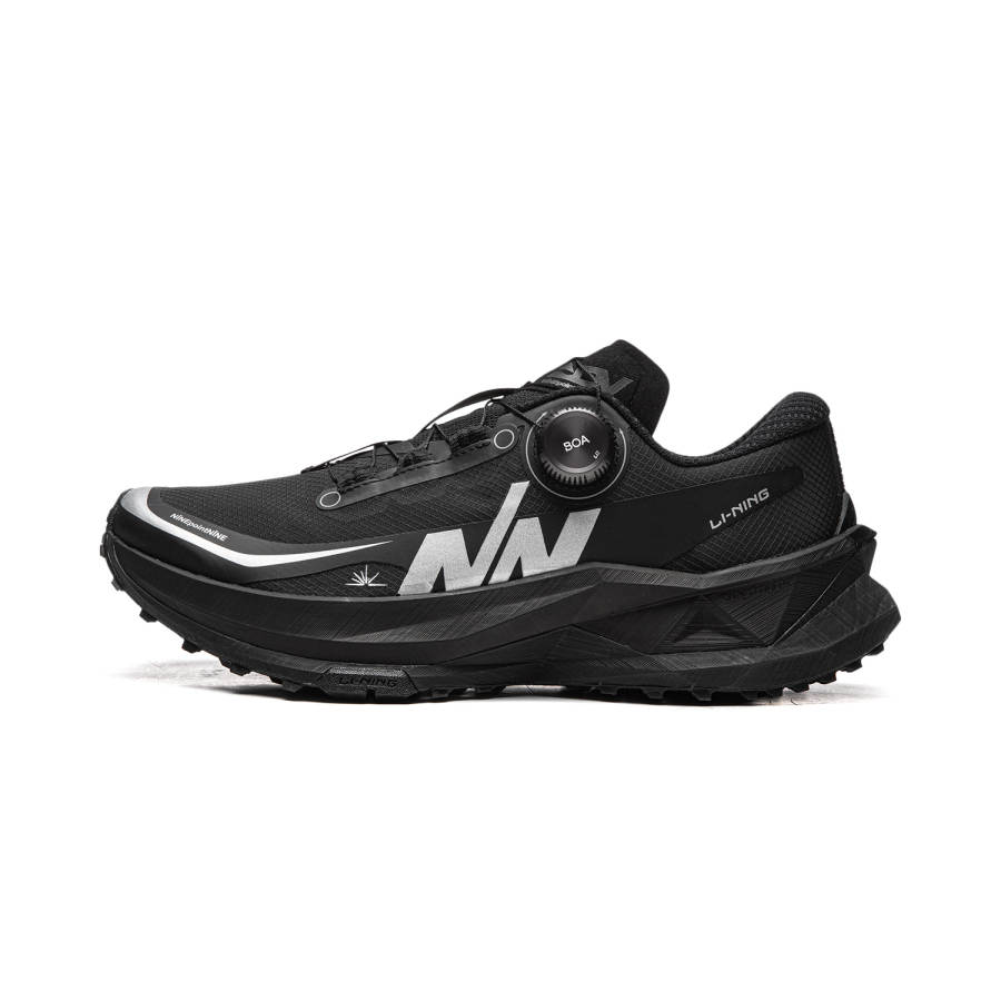 Li-Ning Li Ning De Lucas PRO Cushioning Slip Resistant Abrasion Resistant Rebound Low top Trail Running Shoes Unisex