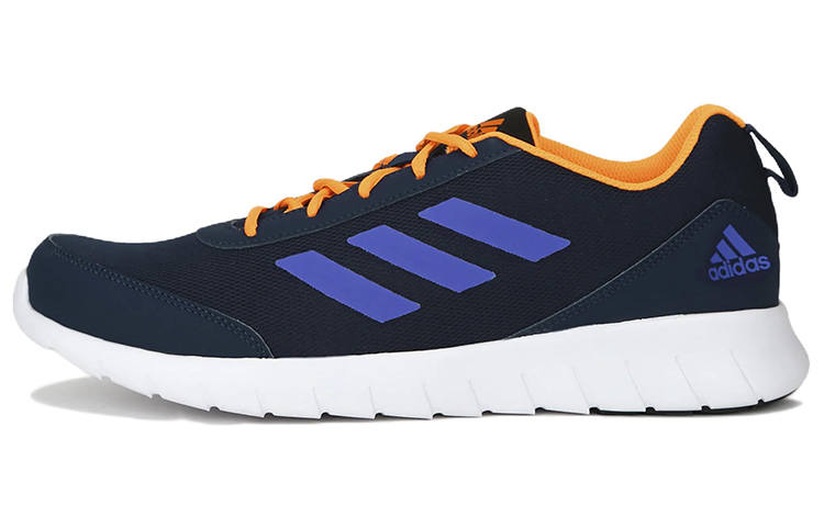 Adidas Adidas Adiscend Lace Up Breathable And Wear resistant Low top Running Shoes Men's Ink Blue