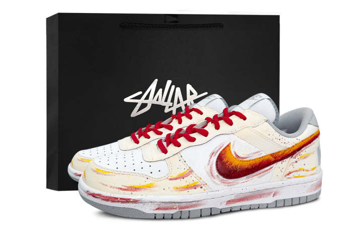 Nike Nike Big Low top Skateboard Shoes Men's Red