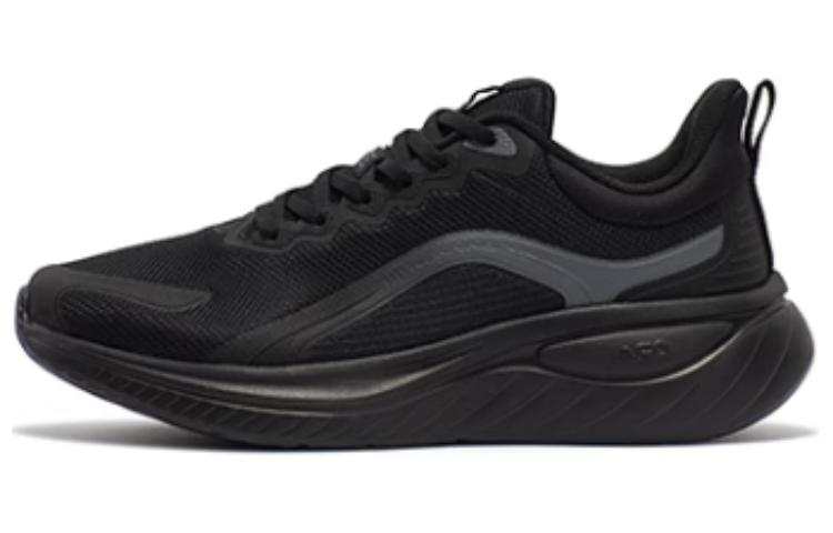 361° Cushioning Abrasion Resistant Cushioning, Wear Resistant Low top Sprint Running Shoes Men's Black Gray