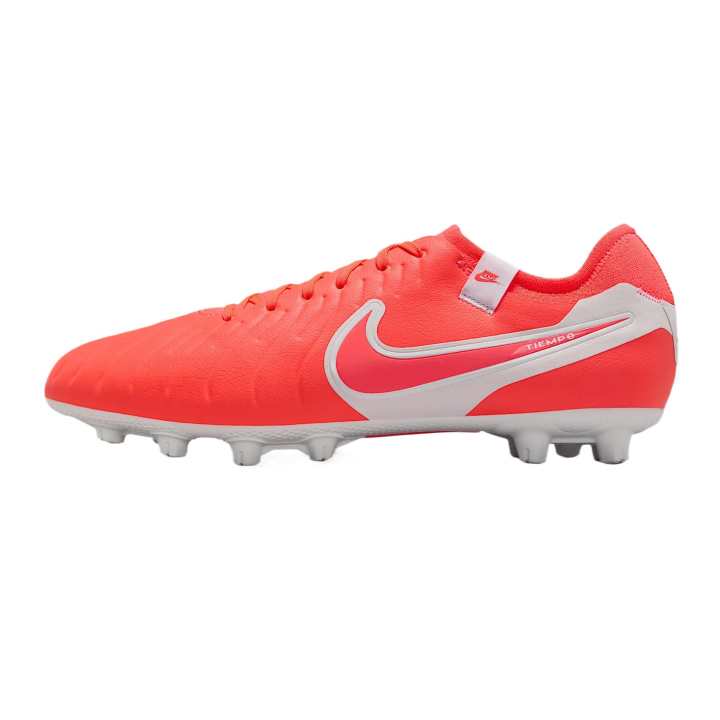Nike Nike Tiempo Legend 10 Pro Comfortable HG Rubber Short Studs AG Rubber Short Studs Soccer Shoes Men's Red
