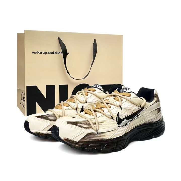 Nike Nike Initiator Abrasion Resistant Low top Running Shoes Unisex Coffee