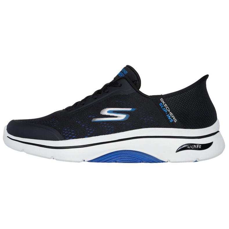 Skechers Abrasion Resistant Abrasion Resistant Low top Running Shoes Men's Black White