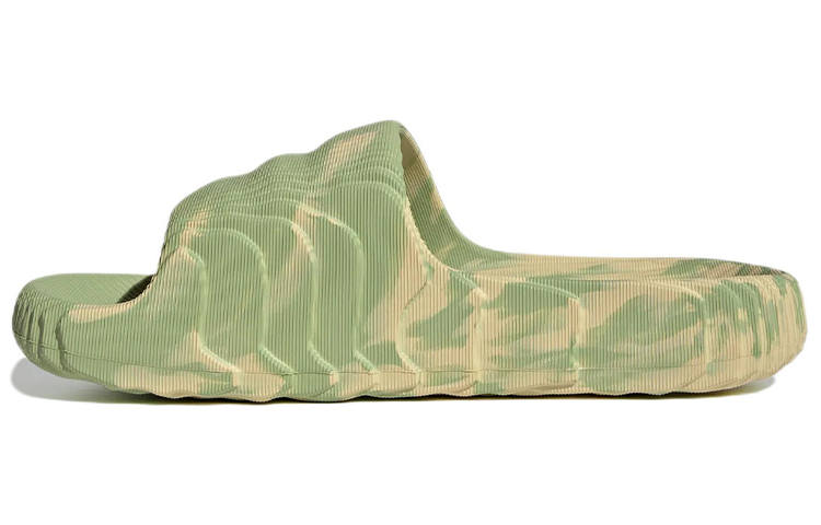Adidas Originals Adilette 22 Adidas Originals Slides 'Magic Lime Desert Sand'