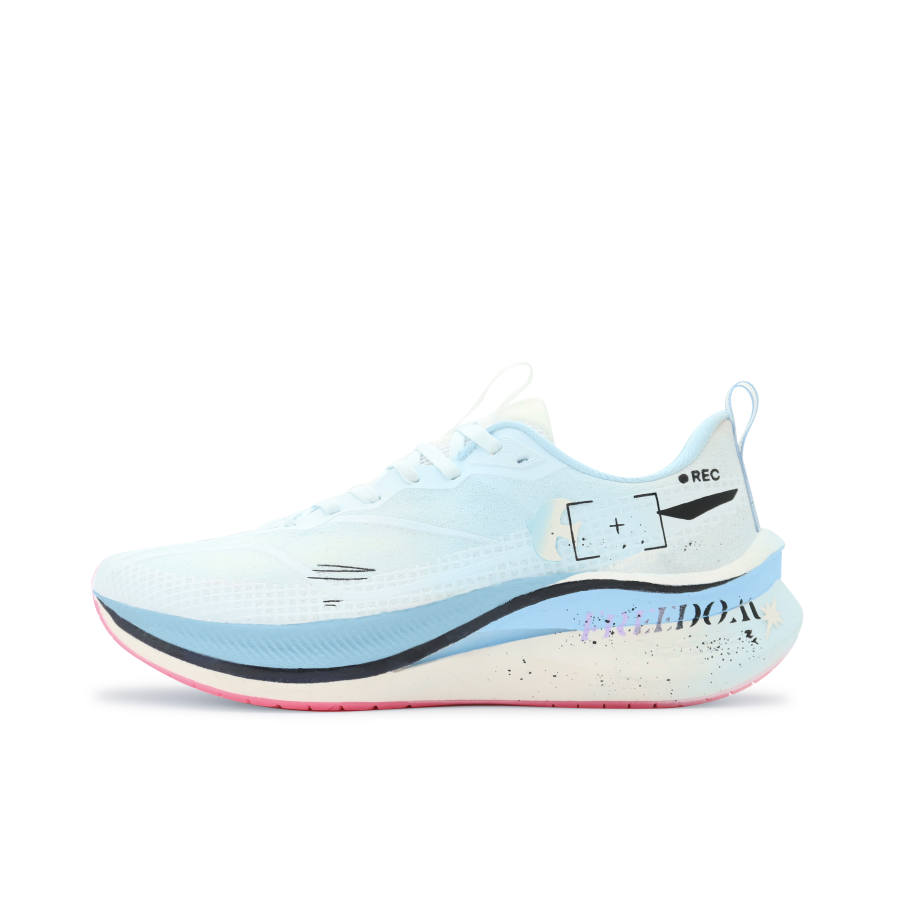 Li-Ning Li Ning Red Hare 7 Pro Cushioning Slip Resistant Breathable Low top Running Shoes Men's Blue White