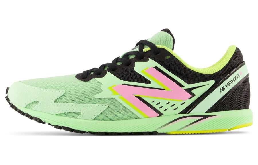 New Balance New Balance NB Hanzo Comfortable Cushioning, Wear Resistant Low top Running Shoes Women's Green Korean Style