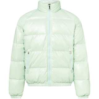 PYRENEX Down Jackets Unisex Aqua Green Stand Collar Moderate