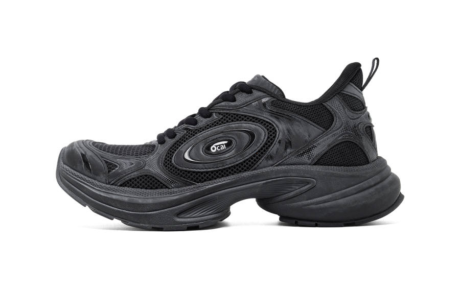 Ocai Disk Runtech Low top Casual Running Shoes Unisex Faded Black