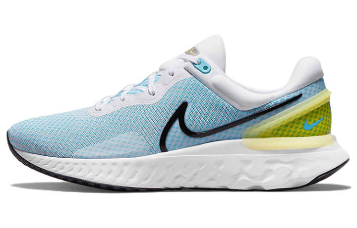 Nike Nike React Miler 3 White Chlorine Vivid Sulfur