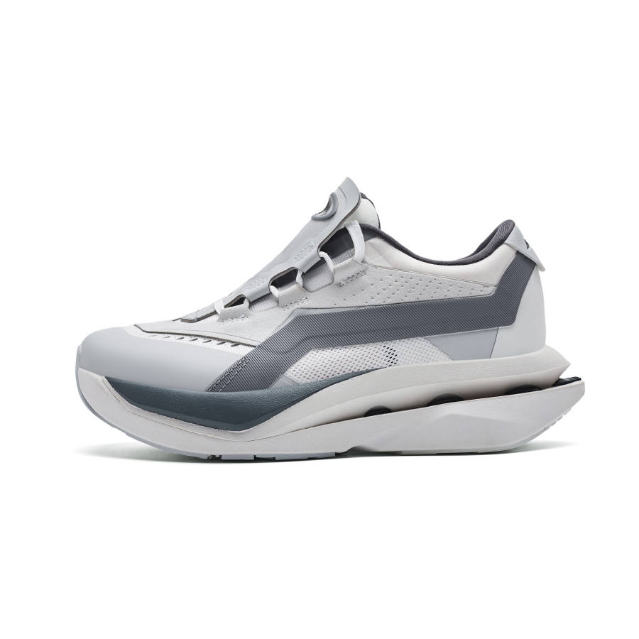 AVIA Sports Life Collection Low top Cantilever Mount Midsole Running Shoes Unisex Silver Gray