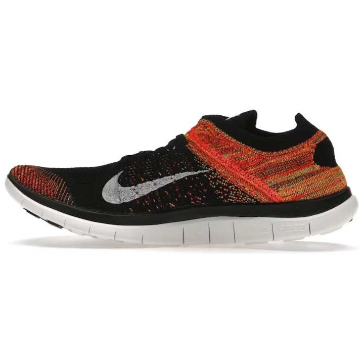 Nike Nike Free Flyknit 4.0 Black Volt Bright Crimson