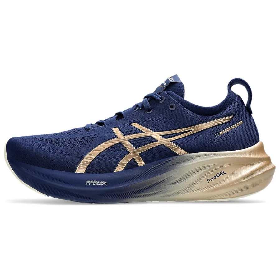 ASICS Gel Nimbus 26 Platinum Blue Expanse Champagne