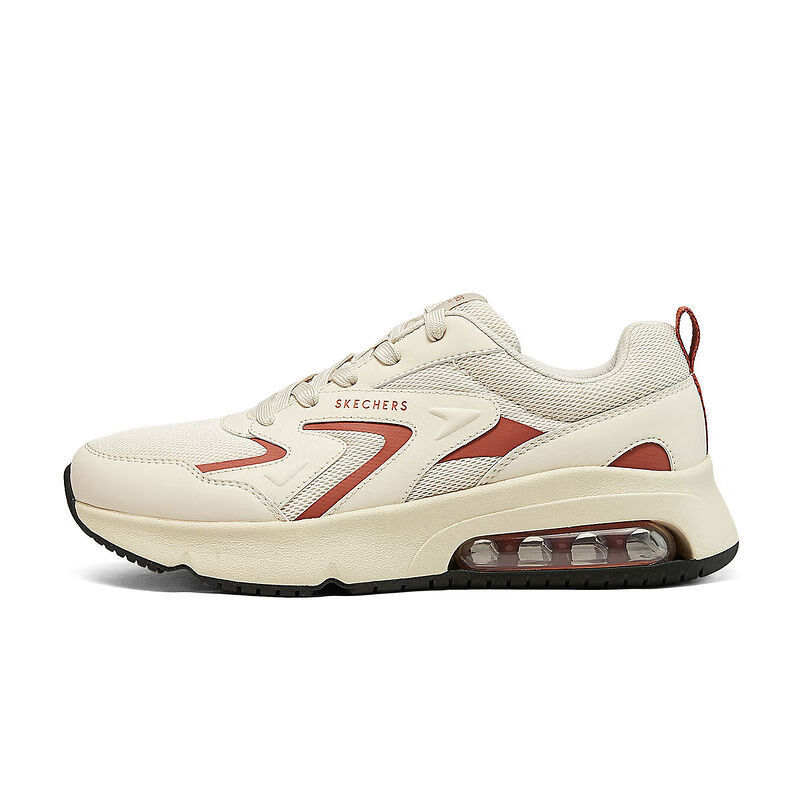 Skechers Uno Abrasion Resistant Breathable Abrasion Resistant Breathable Low top Casual Running Shoes Men's Beige Red