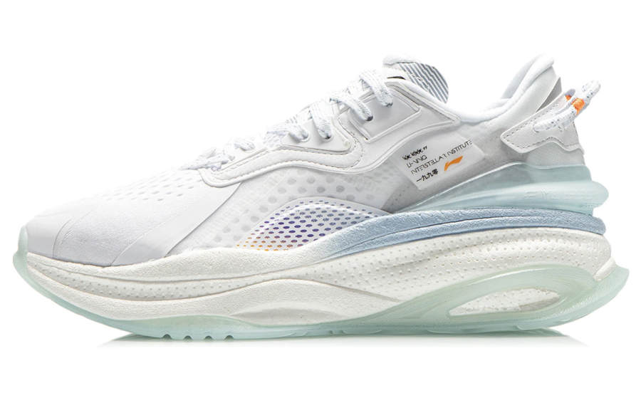 Li-Ning Li Ning Exceed 5 Cushioning Breathable Lightweight Abrasion Resistant Slip Resistant Low top Running Shoes Men's White